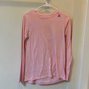Women’s Reebok pink long sleeve tee